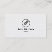 Autor Visitenkarte (Vorderseite)