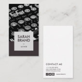 Autor Visitenkarte (Vorne/Hinten)