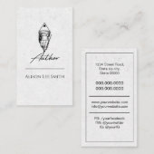 Autor Visitenkarte (Vorne/Hinten)