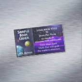 Autor von Science-Fiktion Buch Werbeaktion Space Magnetische Visitenkarte (Beispiel)