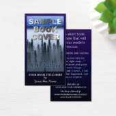 Autor Werbeaktion Big Book Cover Dunkelblau (Schreibtisch)