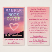 Autor Werbeaktion Big Book Cover Pink Ombre (Vorne & Hinten)