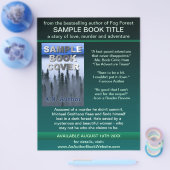 Autor Werbeaktion Buch Cover Green Black Flyer (Einzeln)