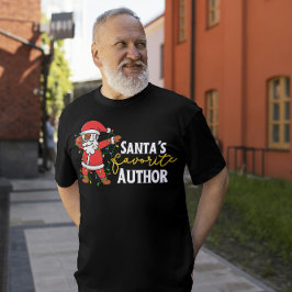 Autor Xmas Shirts, Funny Dabbing Santa Tri-Blend Shirt
