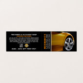 Autorad, Mechanik und Reparatur von Auto, detailli Visitenkarten (Außenseite Aufgefaltet)