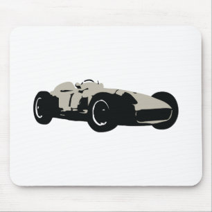 Autoradio-Illustration auf T - Shirt gedruckt Mousepad