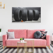 Autoreifen Leinwanddruck (Insitu (Wohnzimmer))