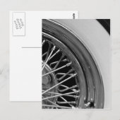 Autoreifen Postkarte (Vorne/Hinten)