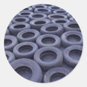 Autoreifen Runder Aufkleber (Vorderseite)