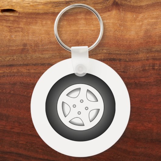 Autoreifen Schlüsselanhänger (Vorderseite)