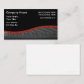 Autoreifen-Schritt-Entwurf Visitenkarte (Vorne/Hinten)