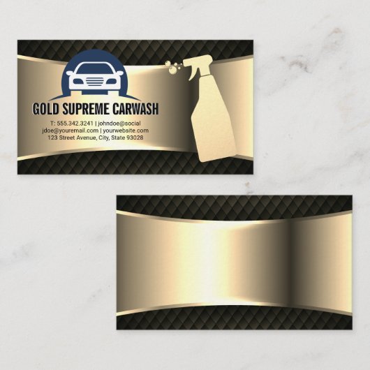 Autoreinigung | AUTO Visitenkarte (Vorne/Hinten)