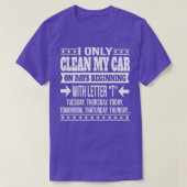 Autoreinigung Funny Statement Geschenk T-Shirt (Design vorne)