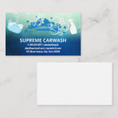 Autoreinigung | Seifenblasen Visitenkarte (Vorne/Hinten)