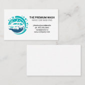 Autoreinigungslogo Visitenkarte (Vorne/Hinten)