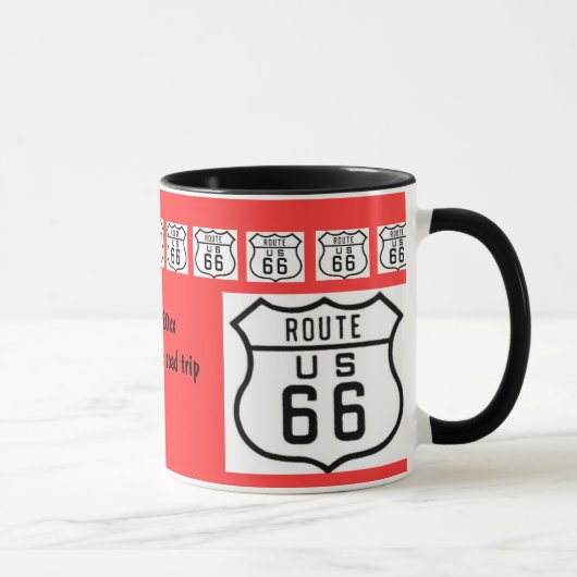 Autoreise-Andenken des Weg-66 Tasse (Rechts)