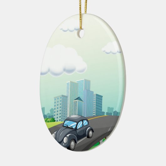 Autoreise Keramik Ornament (Links)