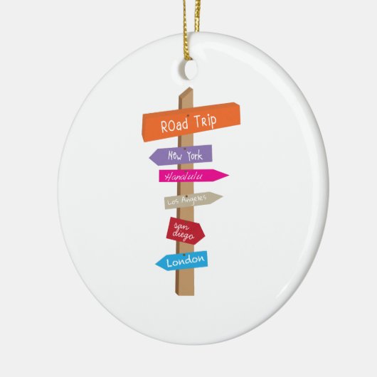 Autoreise Keramikornament (Links)