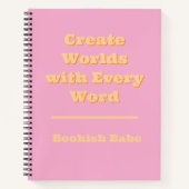 Autoren notieren Notebook Notizblock (Vorderseite)