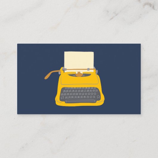 Autoren Writer Editors Benutzerdefinierte Schreibm Visitenkarte (Rückseite)