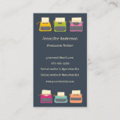 Autoren Writers Editors Benutzerdefinierte Schreib Visitenkarte (Vorderseite)