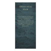 Autorenkarte mit Platz für die Buchabdeckung Werbekarte (Hinten)