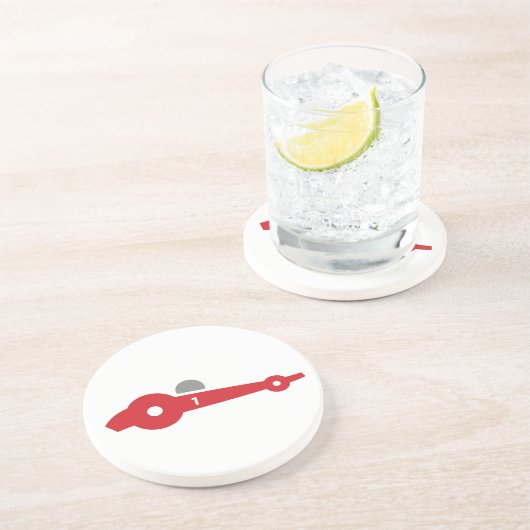 Autorennen Getränkeuntersetzer (Seite)