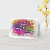 Autorennen-Gruß-Karten auf lager Karte (Gelbe Blume)