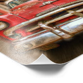 Autorennen in den Straßen des alten Havanna, Kuba Fotodruck (Ecke)