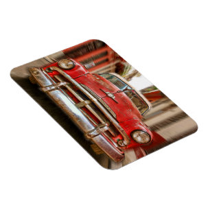 Autorennen in den Straßen des alten Havanna, Kuba Magnet