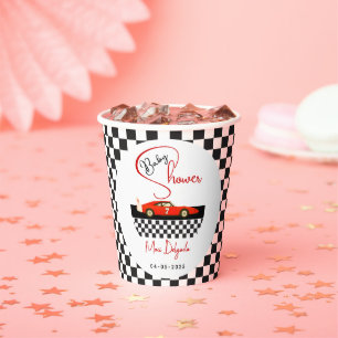 Autorennen-Jungen-Baby-Party   Little Racer-Party Pappbecher