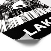 Autorennen Lakeville Connecticut Retro Motorsport Poster (Ecke)