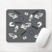 Autorennen-Mauspad Mousepad (Mit Mouse)