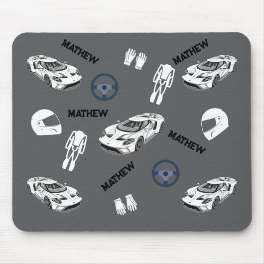 Autorennen-Mauspad Mousepad (Vorne)