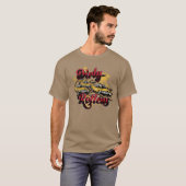 Autorennen-Rausch dreckiger verrotteter Junge T-Shirt (Vorne ganz)