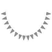 Autorennen-/Schach-Muster + Ihr backgr. u. Ideen Wimpelkette (Alle)