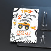 Autorennen Zwei schnelle zwei kuriose Geburtstage Einladung