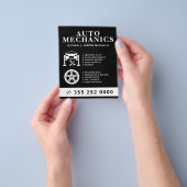 Autoreparatur-Profi-Mobiler Mechaniker-Service Flyer (Gruppe)