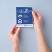 Autoreparatur-Profi-Mobiler Mechaniker-Service Flyer (Gruppe)