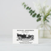 Autoreparatur und Autohändler Visitenkarte (Stehend Vorderseite)