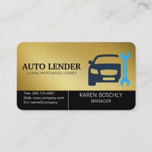 Autoreparaturdienste Autoindustrie Visitenkarte