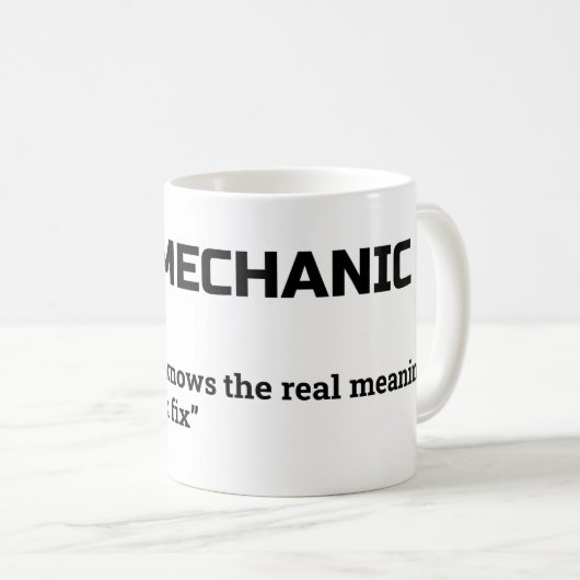 Autoreparaturexperte - Mechanische Tasse für das A (VorderseiteRechts)