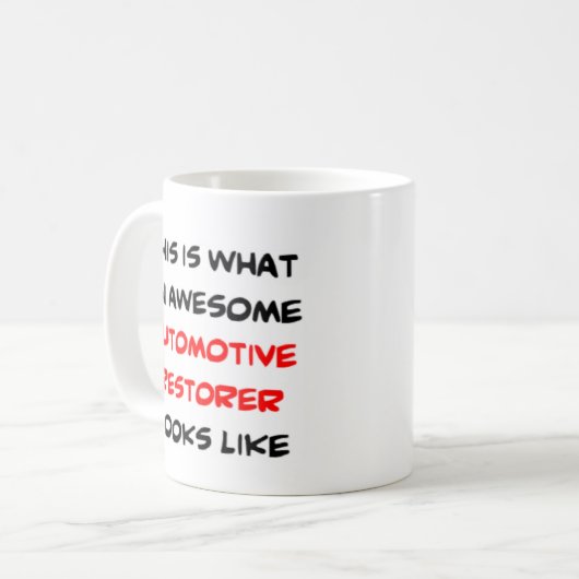 Autorestaurator, phantastisch kaffeetasse (Vorderseite Links)