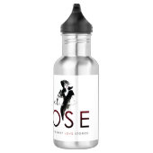 Autorin Angel-Rose Edelstahlflasche (Rechts)