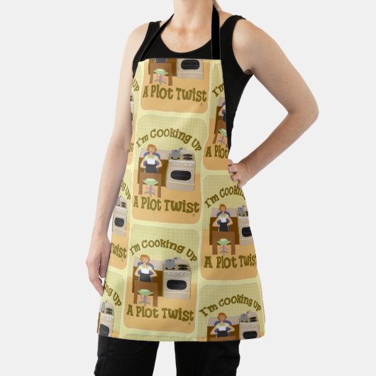 Autorin Hausfrau Snarky Retro Plot Drehung Schürze (InSitu)