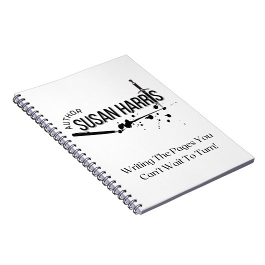 Autorin Susan Harris Notebook Notizblock (Rechte Seite)