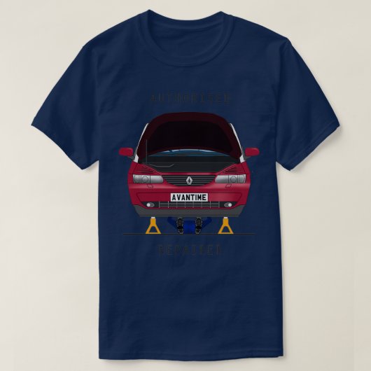 Autorisierte Avantime Repairer Mars Red T-Shirt (Design vorne)