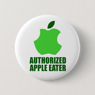 Autorisierter Apple-Esser Button