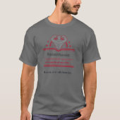 "Autoritative Projektion" T-Shirt (Vorderseite)