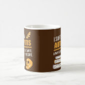 Autoritis für einen Autor, der ein Buch schreibt Kaffeetasse (Mittel)